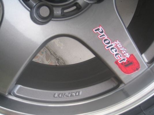 ขายล้อแม็ก Lenso project D 15"x7" 4/100 et38 + ยางปี 10 (081-3747940)