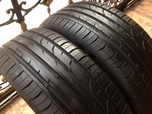 ขายยางป้ายแดง ปี 12 Continental 205-55-16 2 เส้น ราคา 4400 บาท ราคาถูก