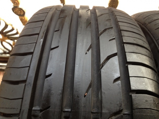 ขายยางป้ายแดง ปี 12 Continental 205-55-16 2 เส้น ราคา 4400 บาท ราคาถูก