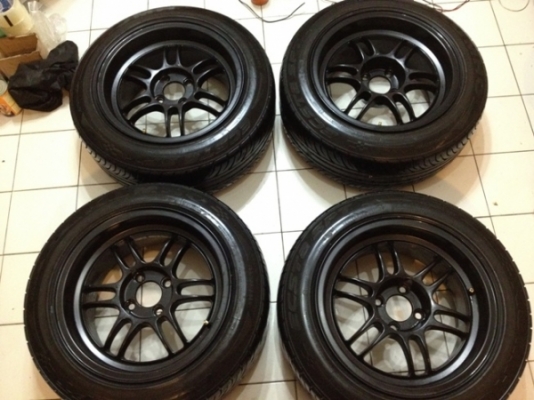 ขายแม็กซ์มือ2 RPF1 ขอบ15 กว้าง 8 4รู100+ยางปี10 ราคา 12,500บาท ราคาถูก