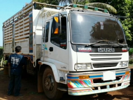 ISUZU DECA FTR 195 HP 6HE1 หกล้อดั๊มพ์ กระบะดั๊มพ์เหล็กคอกเกษตร 12 ตันยาว 5 เมตร รถสวยมากๆครับ เครื่องดี ภายในครบ แอร์ พวงมาลัยเพาเวอร์ เบรคทริ๊ปฟี้ ช่วงล่างคัชซีใหญ่สวยไม่มีดาม ยาง 9.00 ขอบ 20" เอกสารทะเบียนภาษีครบพร้อมโอนครับ