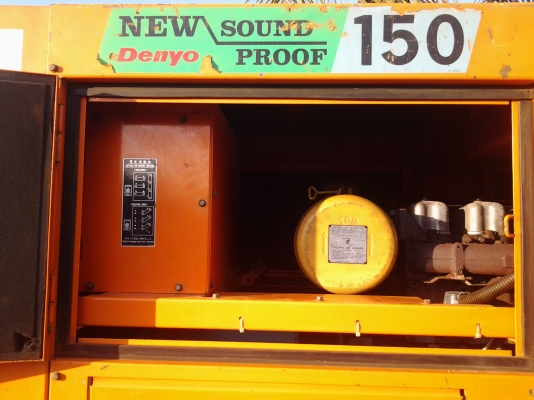 ขายเครื่องปั่นไฟ Denyo Dca 150 Spm-E1  สภาพนำเข้าจากญี่ปุ่น