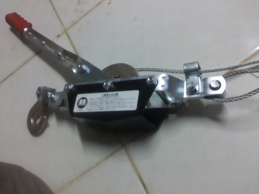 รอกมือโยกสามารถดึงได้ถึง 1 ตัน จากญี่ปุ่น มีจำนวนจำกัด