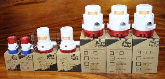 ปั๊มน้ำใส่ในเรือ 12 v 500-3700 GPH และสวิชท์ลูกลอย มาตราฐาน CE R0HS ISO9001