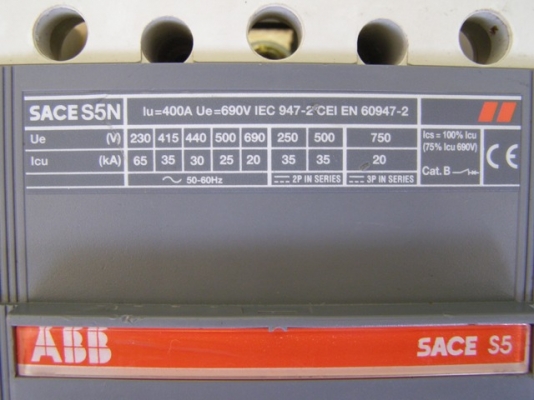 ขาย Breaker ABB 400A Made in ITALY