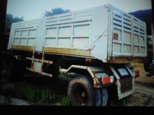 ขายรถบรรทุกพ่วงดั้มแม่ลูก HINO FM 3M สวยหัวบางยางดีคัสซีสวยกะบะเบนจมาตรทะเบียนเต็ม