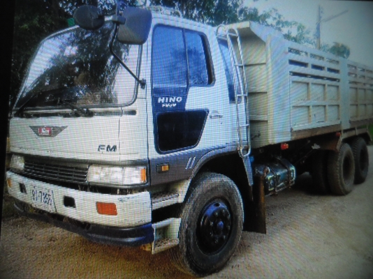 ขายรถบรรทุกพ่วงดั้มแม่ลูก HINO FM 3M สวยหัวบางยางดีคัสซีสวยกะบะเบนจมาตรทะเบียนเต็ม