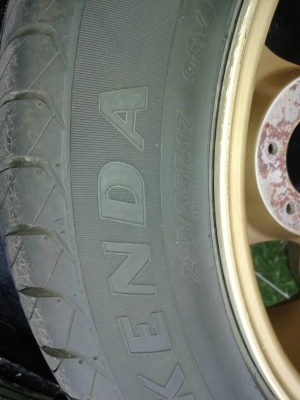 แม็ก RCII  ขอบ17  หน้า 8 หลัง 9  พร้อมยาง 225 55 17 ปี 12