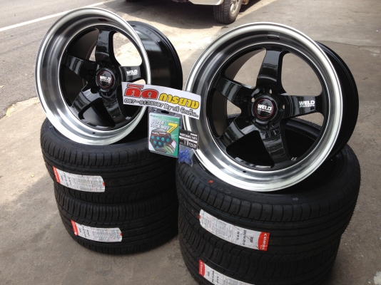 WELD ก๊อป100\% ขอบ18" 9.5/11" ชุดล่ะ 24,000 บาท เเถมครบ