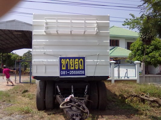 ขายหางพ่วง3เพลาแท้ยาว 7 เมตร รถปี50 ดั้มถุงลมยกล้อได้ 500000