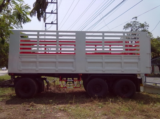 ขายหางพ่วง3เพลาแท้ยาว 7 เมตร รถปี50 ดั้มถุงลมยกล้อได้ 500000