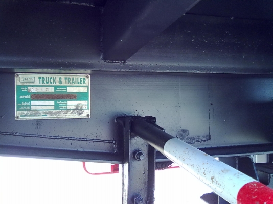 ขายหางพ่วง3เพลาแท้ยาว 7 เมตร รถปี50 ดั้มถุงลมยกล้อได้ 500000