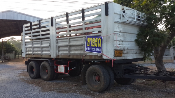 ขายหางพ่วง3เพลาแท้ยาว 7 เมตร รถปี50 ดั้มถุงลมยกล้อได้ 500000