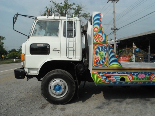 ขายรถเทรลเลอร์ 10 ล้อ HINO รถ 2 เพลา บรรทุกรถเกี่ยวข้าว เครื่อง EP100 เทอร์โบ = 285 แรงม้า (รถอยู่สุพรรณบุรี)