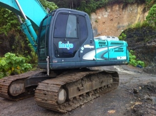 ขายแบคโฮ KOBELCO  mark  8  YN 11   เอกสารใบอินวอย         เล่มทะเบียน