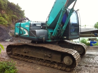 ขายแบคโฮ KOBELCO  mark  8  YN 11   เอกสารใบอินวอย         เล่มทะเบียน