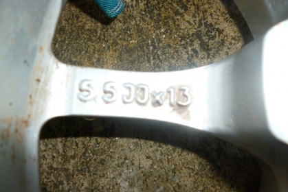 ขายแม๊กขอบ 13 นิ้ว พร้อมยาง 185/70/13  ใส่ 4 รู100/110