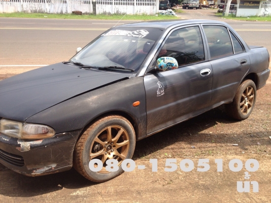 MITSUBISHI LANCER ปี 37 ราคาถูก แต่งภายในพร้อมเครื่องเสียง ติด LPG