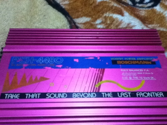 ขายแอมป์ Bosh Mann รุ่น PCH-4480 (4ch) ขายถูกๆ 1000.-