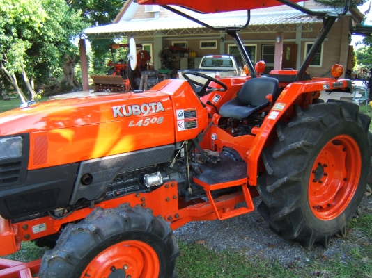 ขาย KUBOTA L4508 4WD ติดดันหน้าตราช้างและผาน5 ขาย KUBOTA L4508 4WD ติดดันหน้าตราช้างและผาน5