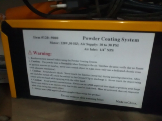 ขายชุดพ่นสีฝุ่น Power Coating