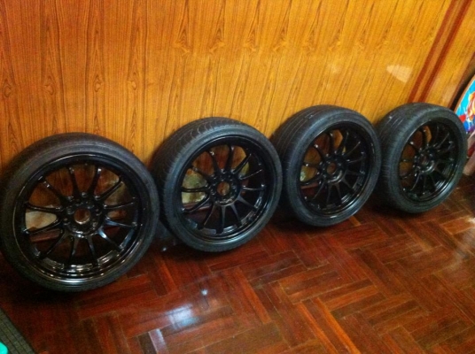 ขายแม็กCE28 ขอบ17 4รู100/114 งานเหมือนฝุดๆ ก้านยกสวยๆ พร้อมยางปี10 ถูกมากๆ