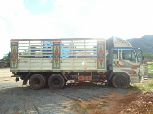 ขายดาวน์รถ 10 ล้อรั้วหลังถนน HINO FM 226 เพลาเดี่ยวใส่เครื่อง PO9C 315 แรงม้า มีระบบลากพ่วง ใส่หัวเปอร์เฟีย ขายดาวน์ 270000 ผ่อนต่อ 30000 X 48 = 1440000 ราคารวม 1710000