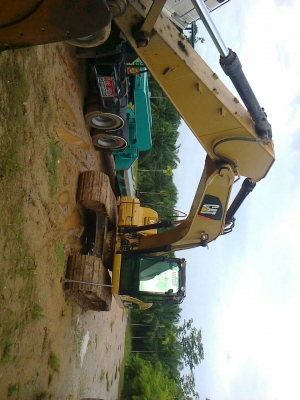 ขายรถแบ็คโฮ CAT 320 D  ทะเบียนพร้อม  7 พันกว่าชั่วโมง