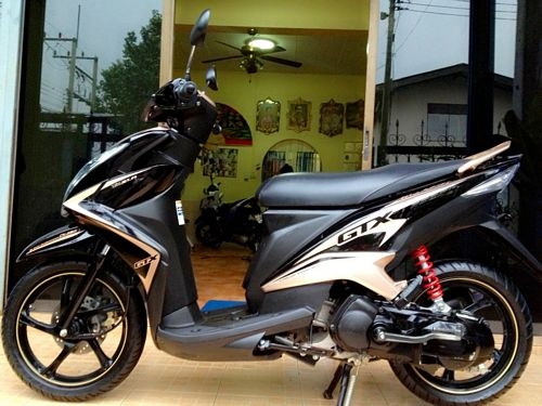 YAMAHA MIO125iGTXระบบหัวฉีดตัวใหม่ล่าสุดตัวท็อปล้อแม็กซ์แท้ศูนย์รถ7เดือนวิ่ง2xxxโลไมล์แท้ประกันศูนย์พร้อมสภาพป้ายแดง