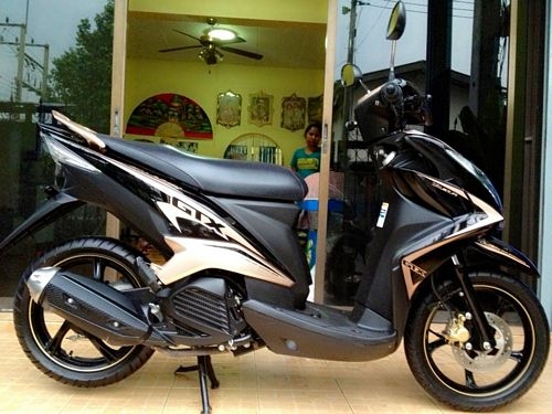 YAMAHA MIO125iGTXระบบหัวฉีดตัวใหม่ล่าสุดตัวท็อปล้อแม็กซ์แท้ศูนย์รถ7เดือนวิ่ง2xxxโลไมล์แท้ประกันศูนย์พร้อมสภาพป้ายแดง