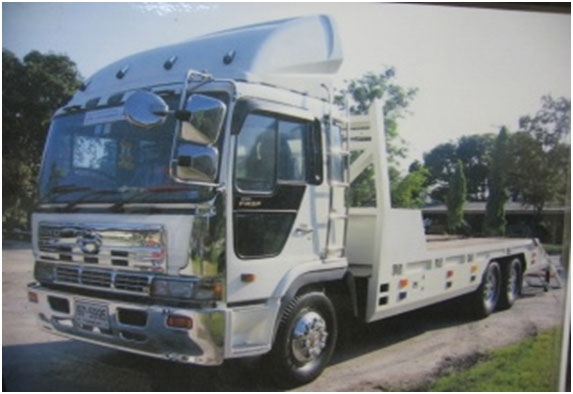 ขายรถบรรทุก 10 ล้อ HINO PROFIA ต่อเป็นเทลเลอร์ปูไม้ 2 ชั้น พร้อมวินซ์เพลา 20 ตัน สะพานไฟฟ้า ยางเรเดียล  สภาพดีมาก ทะเบียนพร้อมโอน