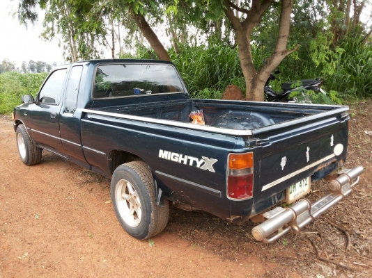 ***ขายแล้วครับขอบคุณ Truck2hand ขายกระบะแค็ปเดิมบางTOYOTA HILUX MIGHTY-X 2.5 X-TRA CAB ปี37/94 เครื่องเดิมเกียร์เดิม แห้งดีแน่น แรงดีคัสซีสวยเดิมไม่ผุไม่ดาม กระบะพื้นดี มีผุนิดๆหน่อยๆไม่มาก สีดี มีซีดหลังคาเก๋งกับฝากระโปรง ยางดี4เส้น พ.พาวเวอร์ แอร์ CD ภา