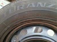 ขายยาง+กระทะ ขอบ 15= 195-60-R15 ราคาไม่แพง3200 บาท