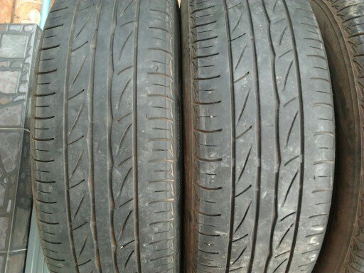 ขายยาง+กระทะ ขอบ 15= 195-60-R15 ราคาไม่แพง3200 บาท