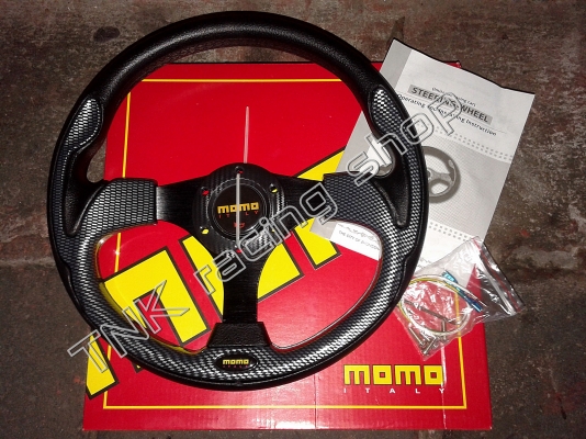 พวงมาลัยMOMO สวยๆ เนียนๆ ราคาเบาๆพร้อมติดตั้งพร้อมส่ง