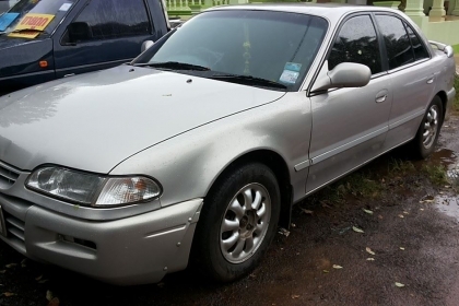 ***ขายแล้วครับขอบคุณ Truck2hand ขายรถเก๋งสภาพสวยราคาเบาๆ HYUNDAI SONATA 2.0GLS ปี40/97 LPGหัวฉีด(ลงเล่ม) เชื้อเพลิง2ระบบ สุดประหยัด น้ำไม่ดัน ความร้อนไม่ขึ้น เกียร์ธรรมดา บอดี้สีสวยภายในสวยคอนโซลครบ กระจกไฟฟ้า พ.พาวเวอร์ พร้อมใช้งาน เล่มทะเบียนครบ ราคาต่อ