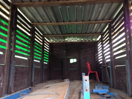 บายกระบะไม้มะค่าสิบล้อ ไม้ยังสวย สภาพดี ต่อบรรทุกอ้อยแข็งแรง