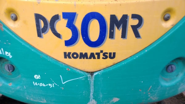 ขายรถแบคโฮ Komatsu PC30MR เก่านอก พร้อมใช้