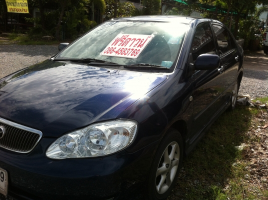 ขาย Toyota. Altis. รุ่นE. ปี2003 สี น้ำเงิน. รถสวย. สภาพดี ดีสเบรค4ล้อ(ฟรีดาวน์) ขาย Toyota. Altis. รุ่นE. ปี2003 สี น้ำเงิน. รถสวย. สภาพดี ดีสเบรค4ล้อ(ฟรีดาวน์)