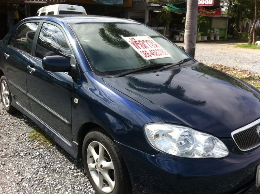 ขาย Toyota. Altis. รุ่นE. ปี2003 สี น้ำเงิน. รถสวย. สภาพดี ดีสเบรค4ล้อ(ฟรีดาวน์) ขาย Toyota. Altis. รุ่นE. ปี2003 สี น้ำเงิน. รถสวย. สภาพดี ดีสเบรค4ล้อ(ฟรีดาวน์)
