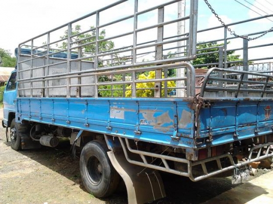 ***ขายแล้วครับขอบคุณ Truck2hand ขาย6ล้อช่วงยาว5ม. ประกอบ ISUZU 115  NPR59P เครื่องเดิม4BD1 115HP แรงดี ติดง่าย ช่วงล่างเดิมๆ6น็อต คัสซีสวยเดิมไม่ผุไม่ดาม กระบะยาว5ม.คอกเหล็กแป็บสภาพดีแข็งแรงไม่ผุไม่หัก พื้นดี หัวดีภายในดี พ.พาวเวอร์ ยางพอใช้ เก็บนิดๆหน่อย