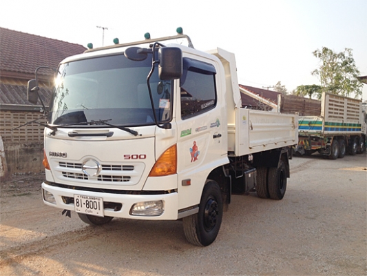 ฝากขาย HINO MEGA ซีรีส์ 500 175HP ดัมพ์สามมิตร ปี 2553