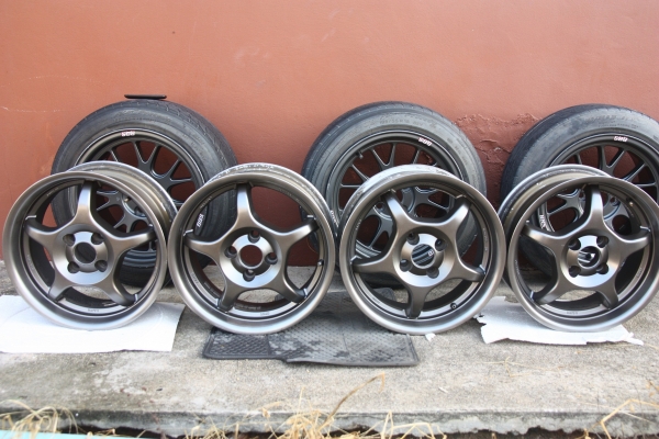 ล้อแม๊ก ขอบ 15*6.5*40 มือสอง 4รู 100