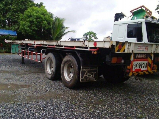 หางพื้นเรียบ 2 เพลา