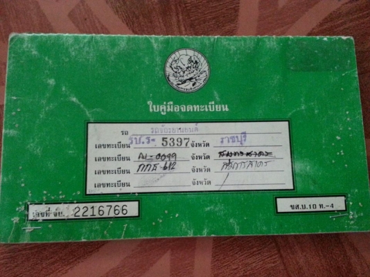 ขอนอกเรื่องครับ ขายเล่มทะเบียน YAMAHA 400 ซีซี