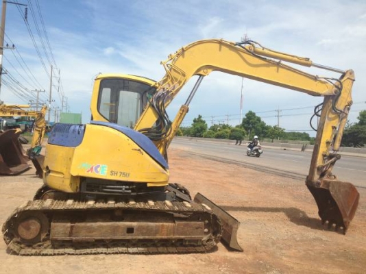 ขายรถแบคโฮ SUMITOMO SH 75 U-2 นำเข้าจากญี่ปุ่น ทำเล่มทะเบียน จัดไฟแนนได้ครับ