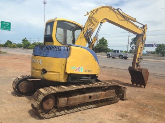ขายรถแบคโฮ SUMITOMO SH 75 U-2 นำเข้าจากญี่ปุ่น ทำเล่มทะเบียน จัดไฟแนนได้ครับ