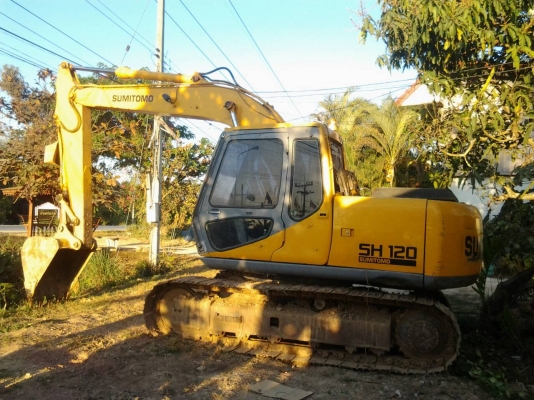 ขายรถแบคโฮ SUMITOMO SH 120-A1        รถพร้อมทำงาน 629,00