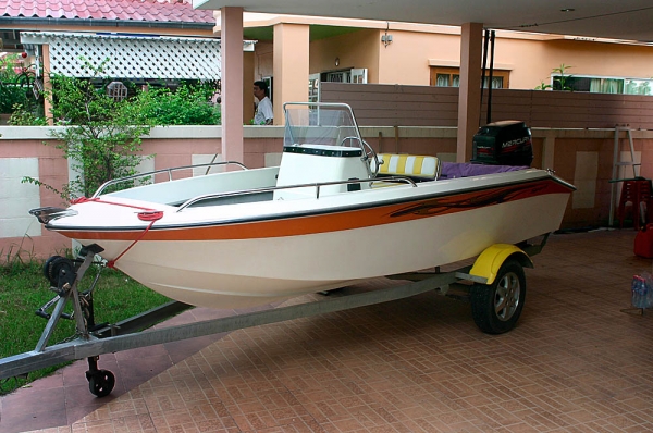 ขายโมลโต้ง 14 ฟุต รุ่นสุดท้าย สภาพนางฟ้า + Mercucy 60 HP