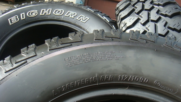 ขายยาง Mud Maxxis Bighorn MT762 ขนาด 265 75 r16 สวยพร้อมลุย